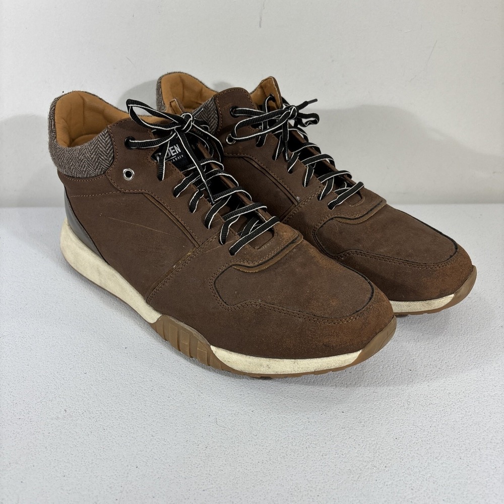 Steve Madden Men's Hamils High-Top Sneakers Shoes Brown Size US 12 M